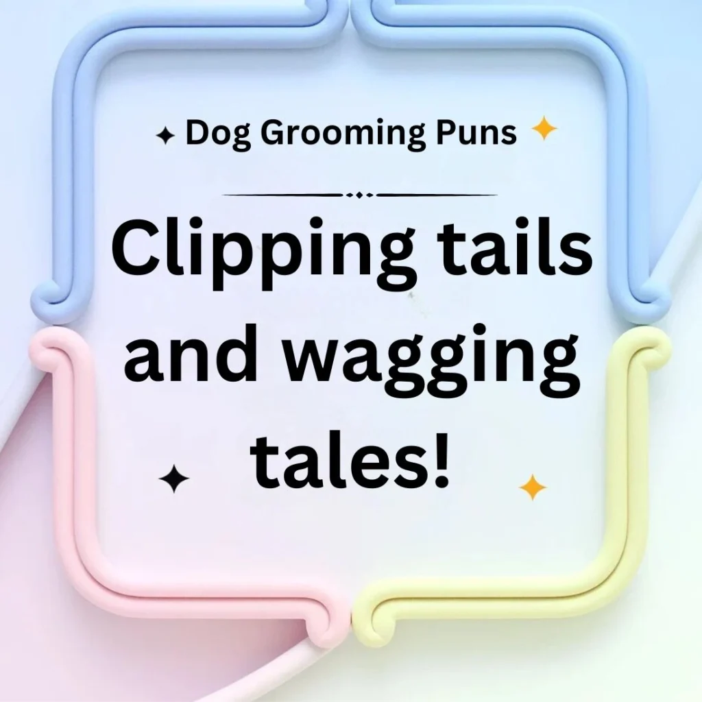 Dog Grooming Puns