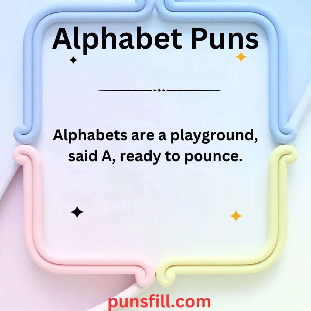 Alphabet Puns