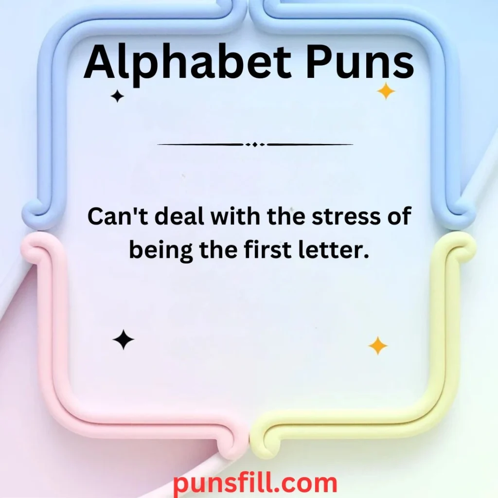 Alphabet Puns