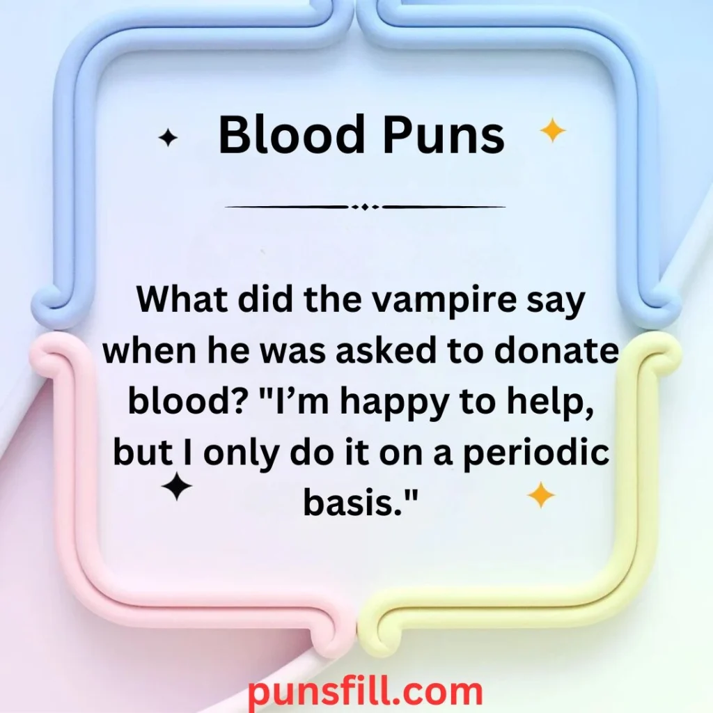 Blood Puns