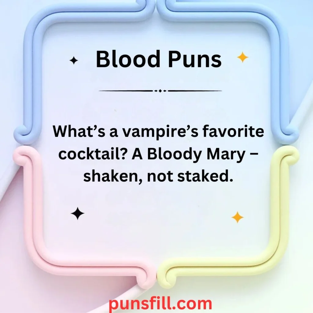 Blood Puns